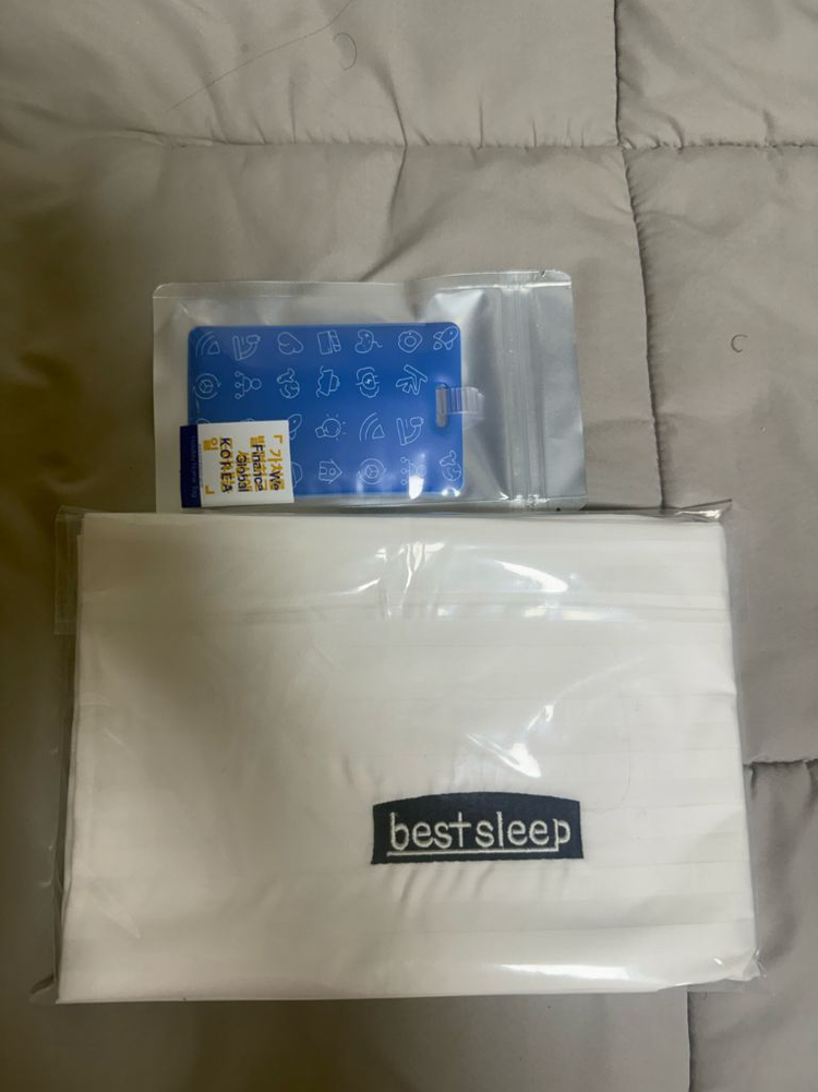 베스트슬립 큐브포켓 베개 및 여행용 목베개 미개봉 새제품--1
