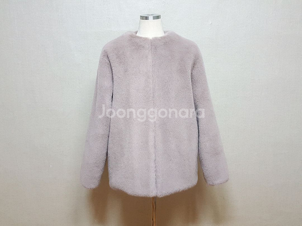 미엔느(MIENNE) 고급 인조밍크자켓 프리/55-66-77 새것수준--1