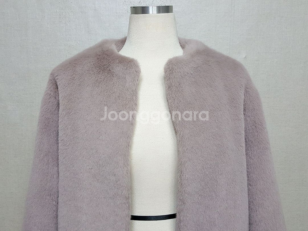 미엔느(MIENNE) 고급 인조밍크자켓 프리/55-66-77 새것수준--3