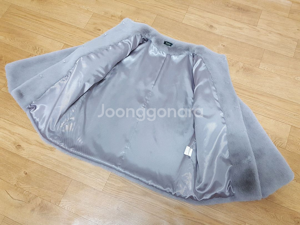 미엔느(MIENNE) 고급 인조밍크자켓 프리/55-66-77 새것수준--5