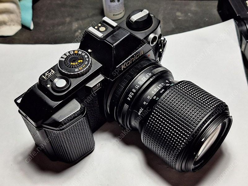 가방,스트로브,렌즈 풀세트/코니카 FS-1 필름카메라 빈티지 레트로 로모 앤틱 엔틱 y2k 감성 인테리어 필카 이미지