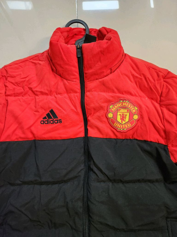 가격내림/아디다스 맨체스터 유나이티드팀 오리털 롱패딩/100사이즈 정품--1