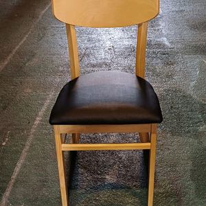 목재 업소용 식당의자 (미사용품)