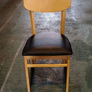 목재 업소용 식당의자 (미사용품)