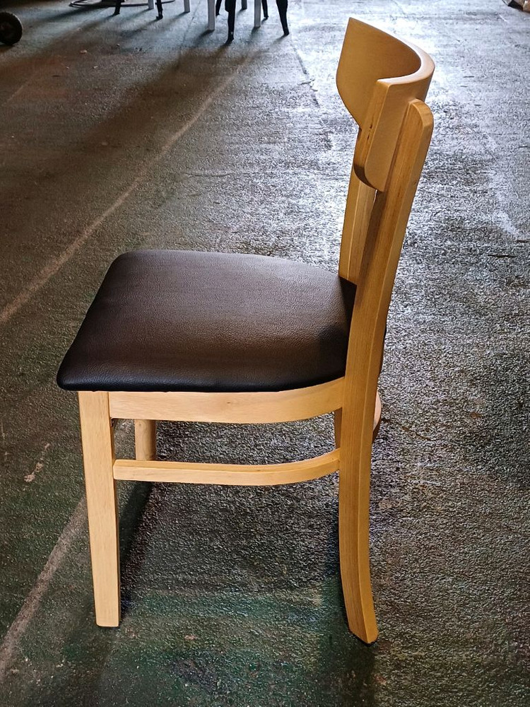 목재 업소용 식당의자 (미사용품) 이미지