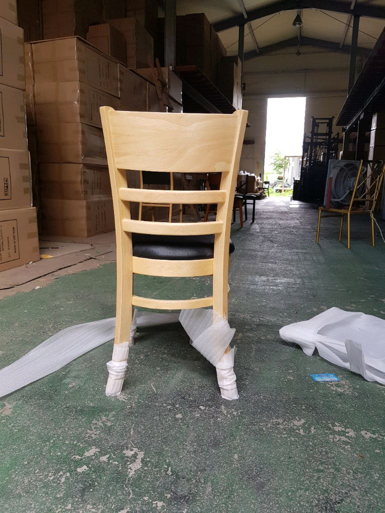 목재 업소용 식당의자 (미사용품) 이미지