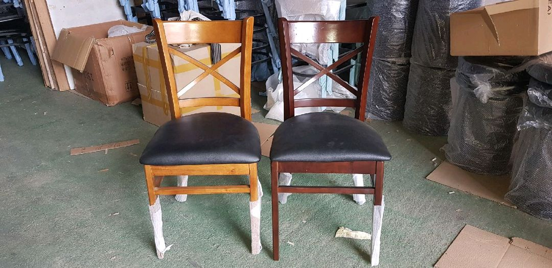 목재 업소용 식당의자 (미사용품) 이미지