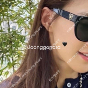 정품 샤넬 하트 선글라스 스퀘어 새상품 국내 백화점 구매 풀셋 60만원