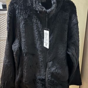 EXR 후리스(뽀글이) 방한내피 검정 105(XL) 새상품