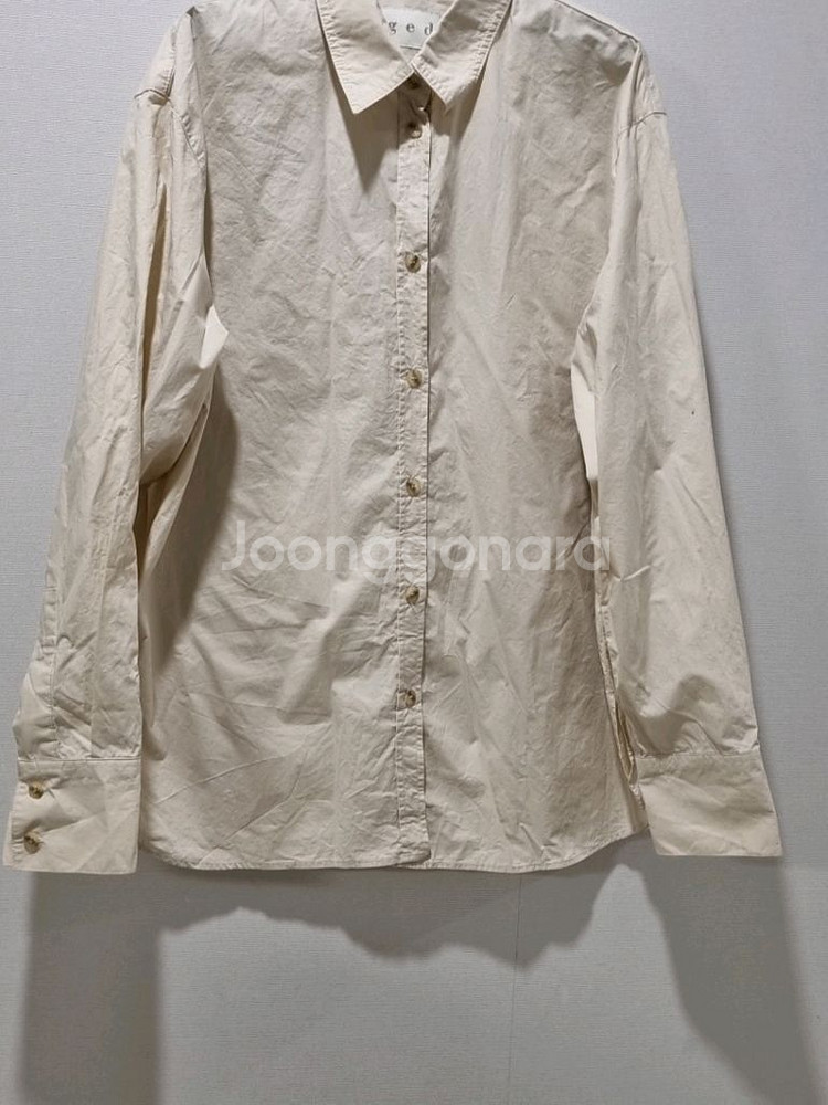 게드 ged 크림 베이직 셔츠 / 프리사이즈 /--2