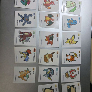 포켓몬스터 띠부씰 (총 75개)