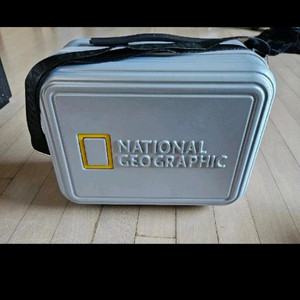 내셔널지오그래픽 미니 캐리어 실버 새상품