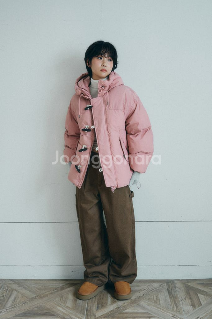 (새상품/정가이하) 코드그라피 핑크 패딩--1