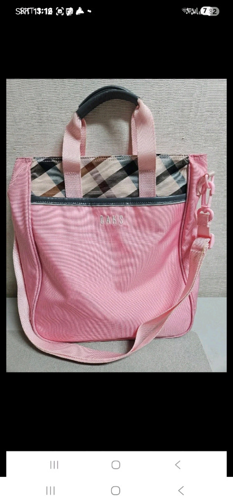 닥스 키즈 핑크 책가방 세트 거의새상품 (책가방 덮개증정)--4