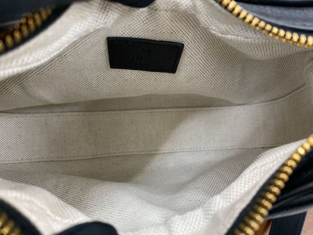 구찌 아따슈 호보 스몰 숄더백 블랙 [중고명품 리셀온]--8