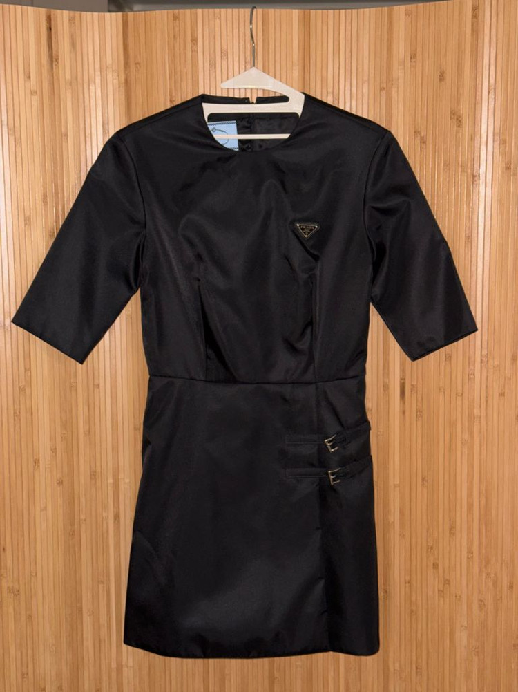 프라다 리 나일론 미니 드레스 / 36S--8