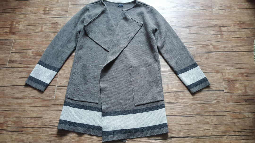 여성 55 66 77 롱가디건 도톰 니트 재킷 쟈켓--0