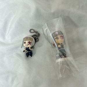 귀멸의 칼날 우즈이 텐겐 피규어 대롱대롱 가챠 미니키링 2개