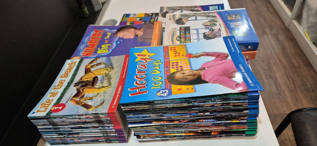 JY Immersion Readers 영어 교재 124권 CD12개최상--1