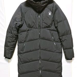 [L] 스파이더 덕다운 롱패딩점퍼 블랙1473