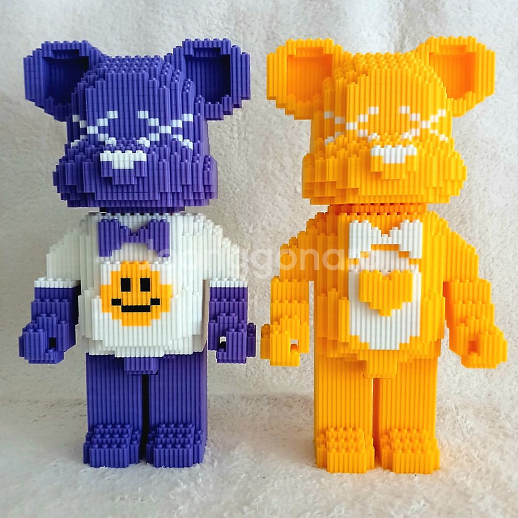 대형 나노블럭 곰돌이--3