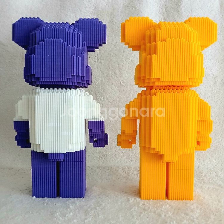 대형 나노블럭 곰돌이--4