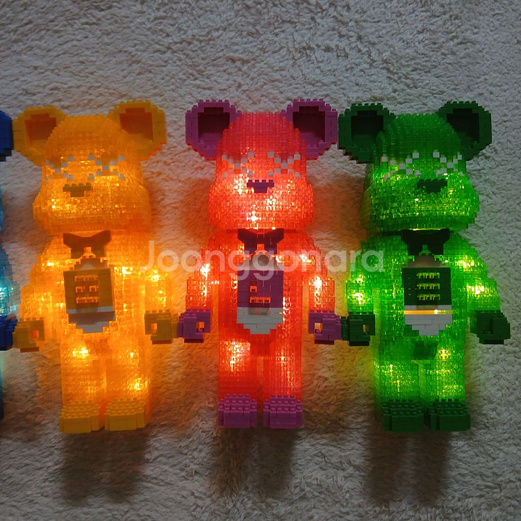 LED 나노블럭 곰돌이 5종세트--1