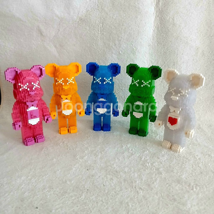 LED 나노블럭 곰돌이 5종세트--3