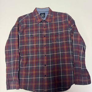 빈폴 beanpole 방패 로고 슬림핏 체크 셔츠 XL 이미지