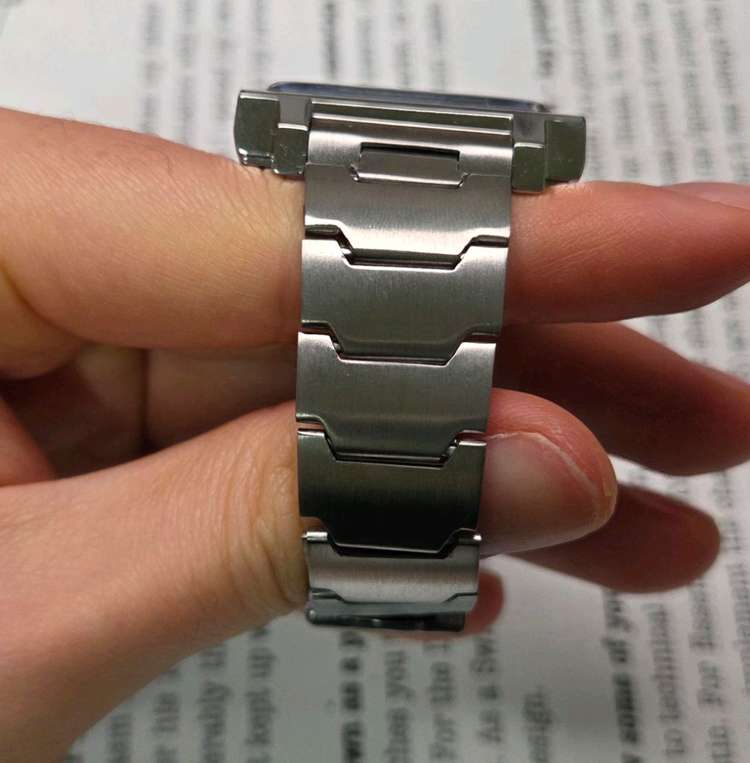 레어] 빈티지 세이코 액투스SS 테레비 블루 그라데이션 한자 데이데이트--4