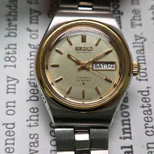 빈티지 세이코 하이비트 샴골판 데이데이트 여성용 브레이슬릿 ver.