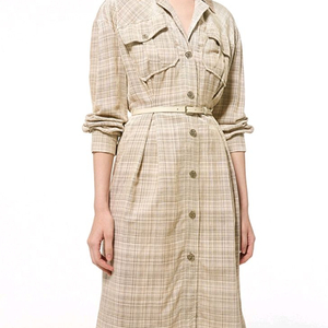 [텍있는 새상품] TIME 한섬 타임 벨벳 원피스 이미지