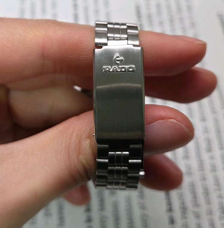 레어] 빈티지 라도 블루퍼플 입체판 잉카블록 수동 메커니컬 여성용--7