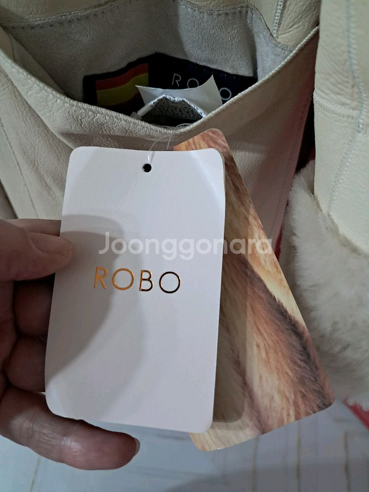 ROBO 로보 리버시블 무스탕 코트 55사이즈 스페인--5