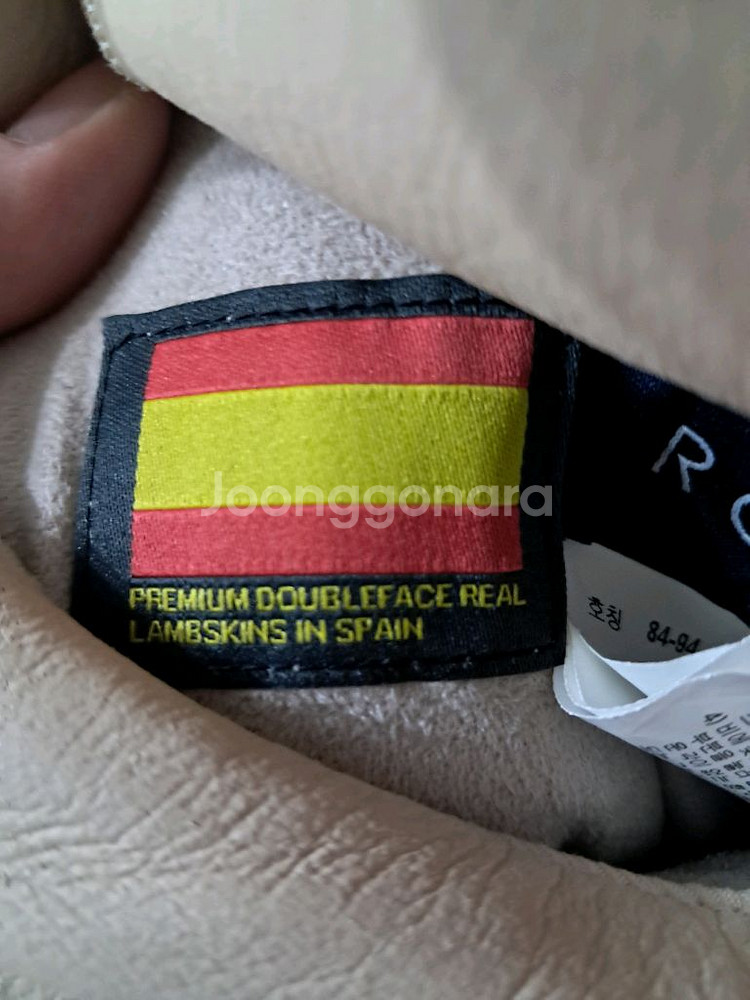 ROBO 로보 리버시블 무스탕 코트 55사이즈 스페인--6