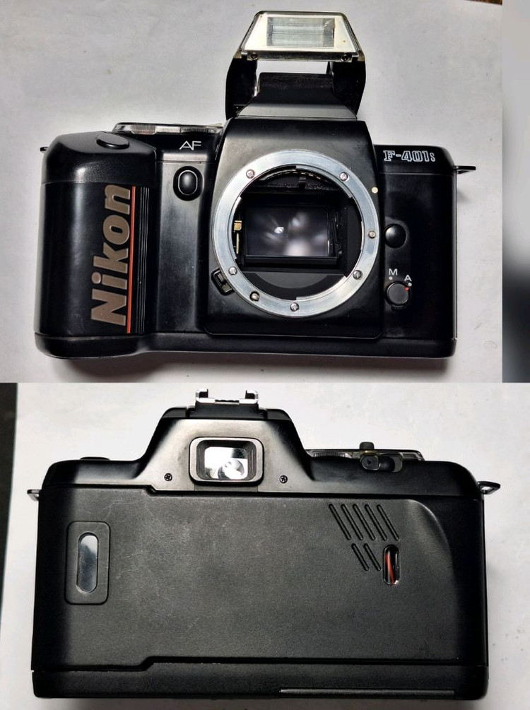 니콘 F-401s + 50mm 렌즈 세트 필름카메라 빈티지 레트로 로모 앤틱 y2k 감성 필카 일본 인테리어 이미지