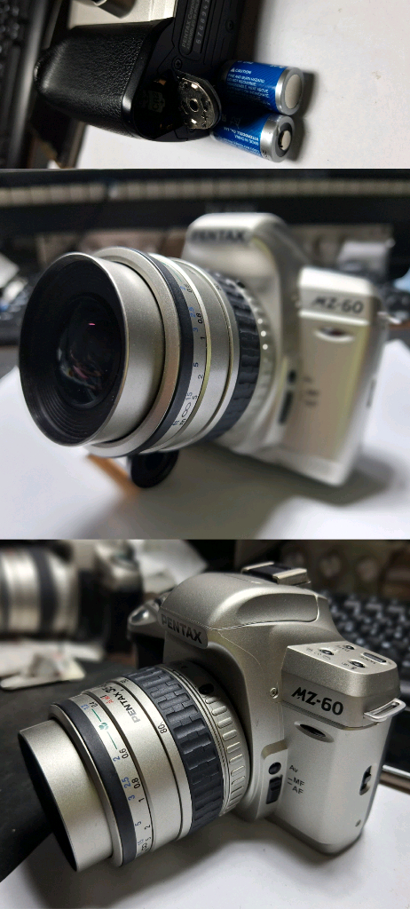 펜탁스 MZ-60 필름카메라 렌즈포함 35-80 빈티지 레트로 로모 앤틱 y2k 일본 감성 필카 인테리어 이미지