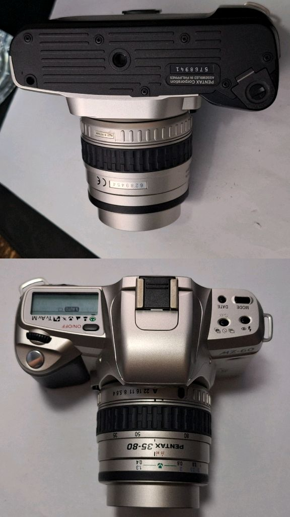 펜탁스 MZ-60 필름카메라 렌즈포함 35-80 빈티지 레트로 로모 앤틱 y2k 일본 감성 필카 인테리어 이미지