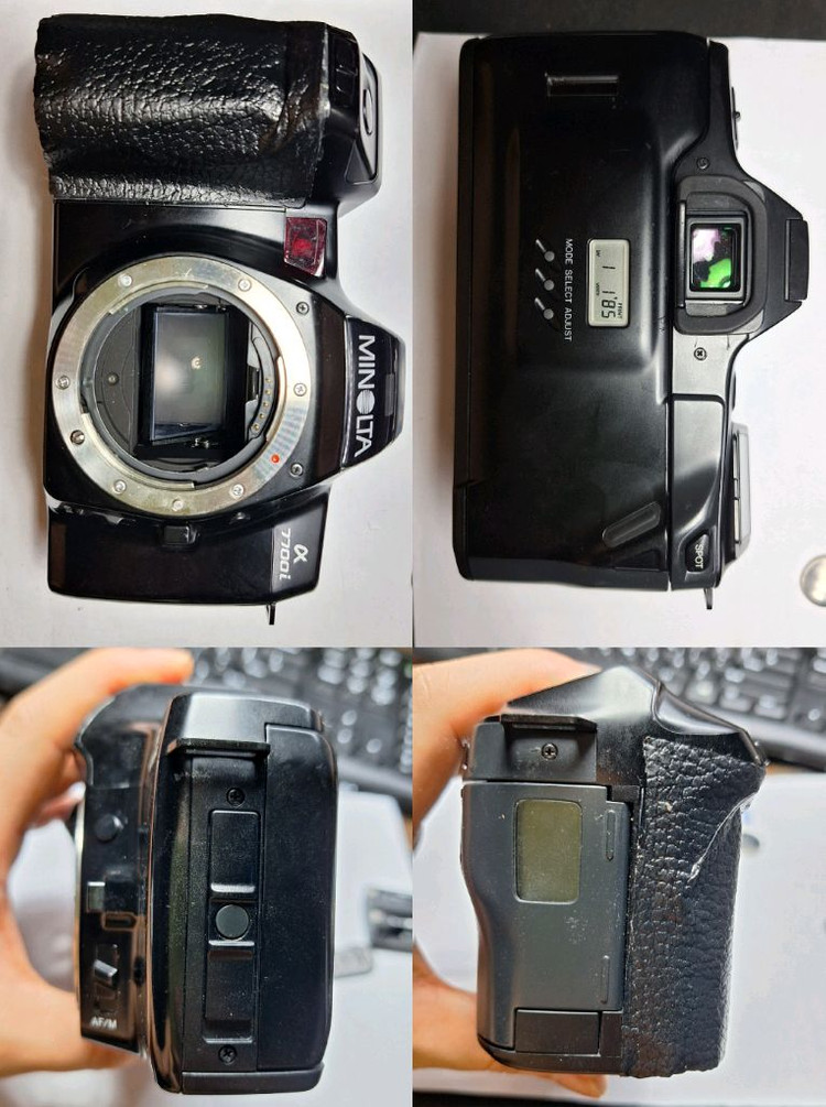 미놀타 a7700i+망원렌즈 75-300mm 필름카메라/빈티지 레트로 로모 앤틱 y2k 일본 감성 필카 촬영 사진--6