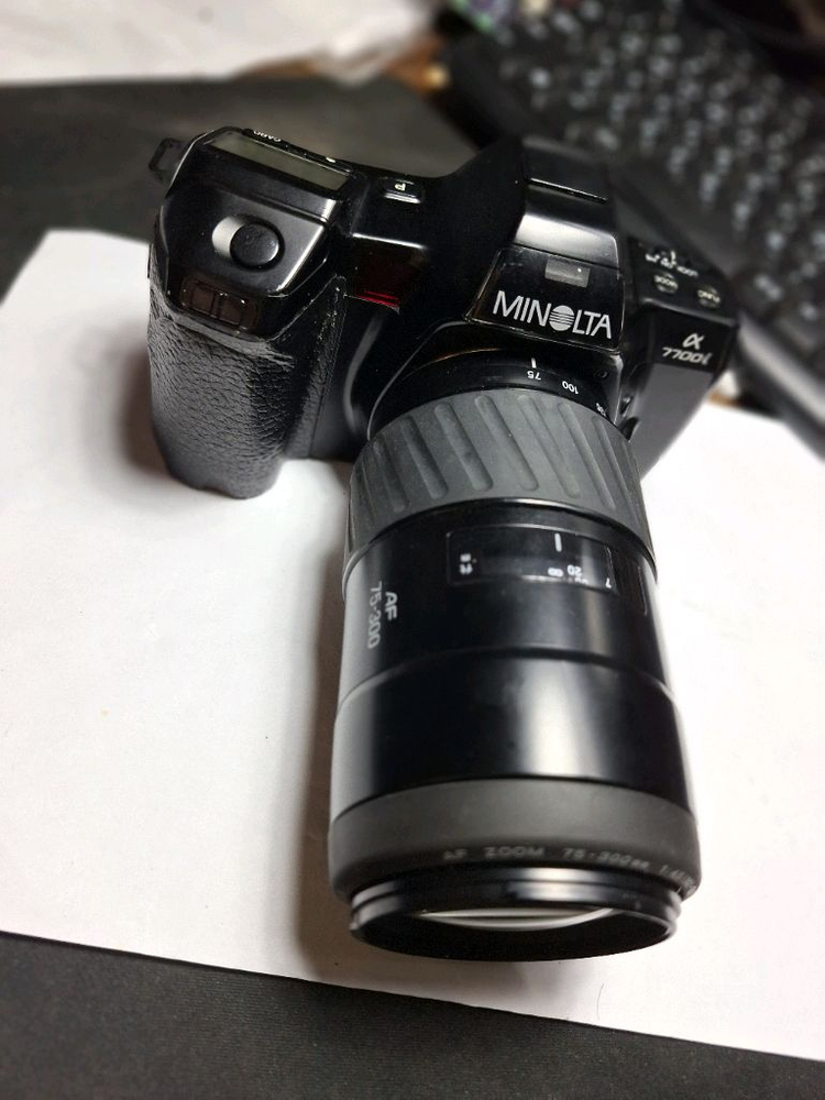 미놀타 a7700i+망원렌즈 75-300mm 필름카메라/빈티지 레트로 로모 앤틱 y2k 일본 감성 필카 촬영 사진--9