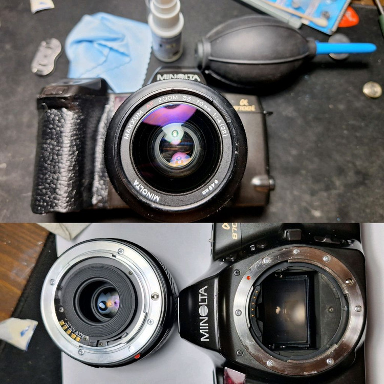 미놀타 Minolta a8700i 필름카메라 빈티지 레트로 로모 앤틱 y2k 감성 필카 촬영 사진 인테리어 일본--7