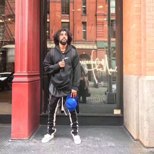 fog 스타일 사이드라인 트랙팬츠 블랙 L사이즈 32사이즈 택포4만