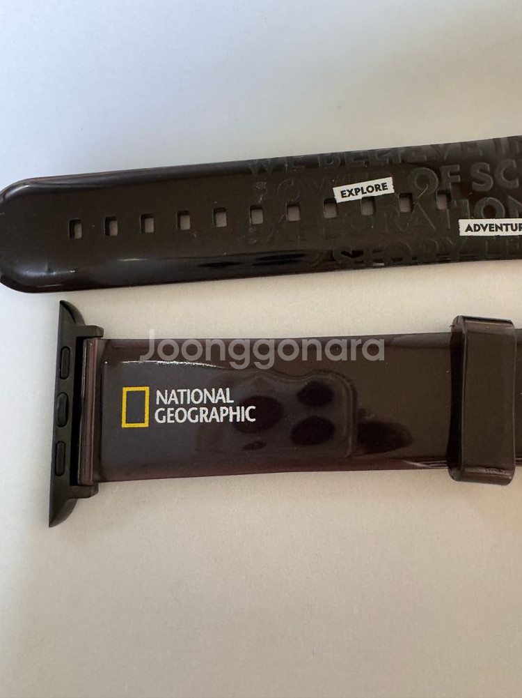 내셔널 지오그래픽 애플워치 밴드 블랙 45mm/44mm--2