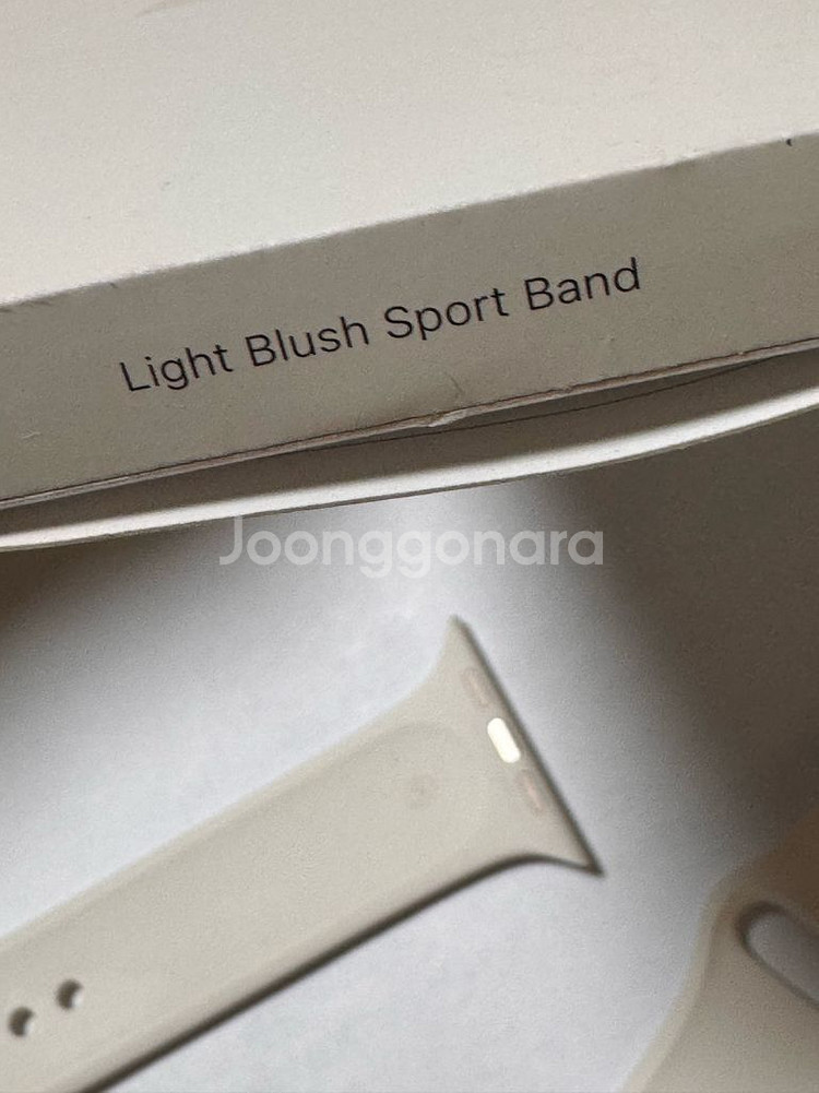 애플 정품 애플워치 라이트 블러쉬 스포츠 밴드 46mm--5