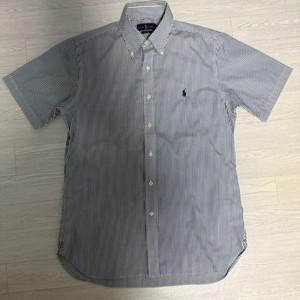 폴로 랄프로렌 스트라이프 반팔 셔츠 (사이즈: 15.5 / M)