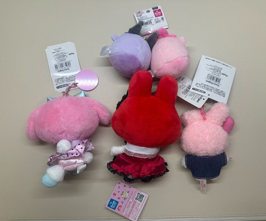 산리오 마이멜로디 인형 마스코트 키링--1