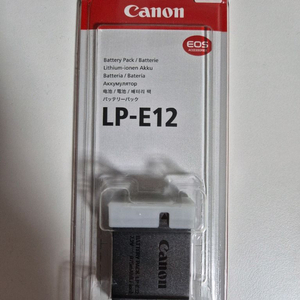 캐논 100D용 정품 배터리 LP-E12 미개봉 새제품
