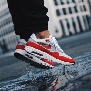 [275]나이키 에어맥스1 울트라 플라이니트 흰빨OG