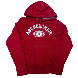 아베크롬비 버건디럭비후드티 L 이미지