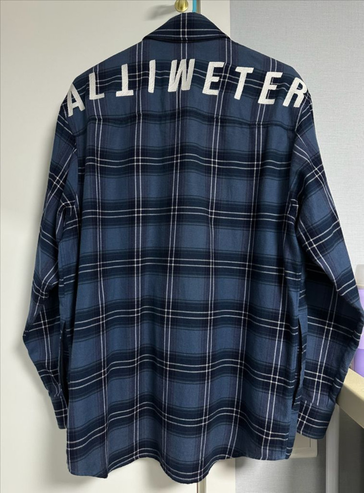 [95] 타임옴므 세미오버핏 체크셔츠 이미지